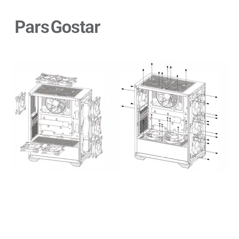 طراحی سیستم COC در کیس GameMax