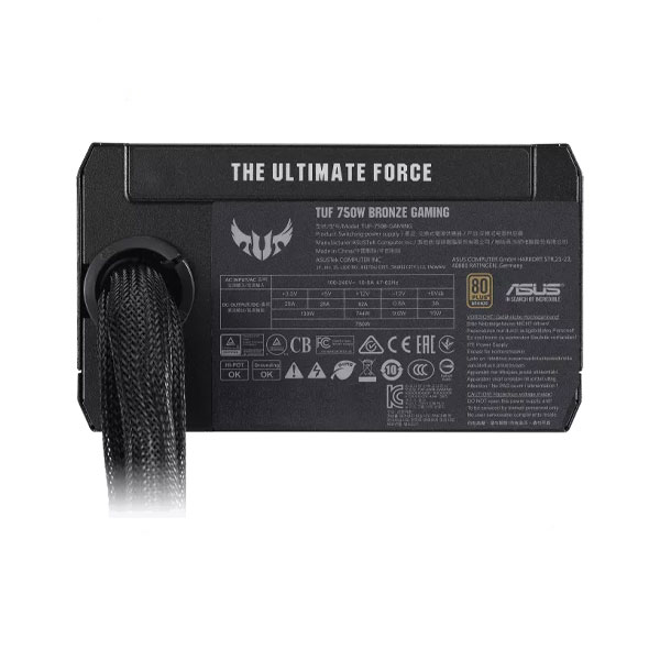 منبع تغذیه کامپیوتر ایسوس مدل ASUS TUF Gaming 750B منبع تغذیه کامپیوتر ایسوس مدل ASUS TUF Gaming 750B