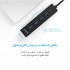 هاب ۴ پورت USB3.0 اوریکو مدل ORICO W8PH4-U3-BK
