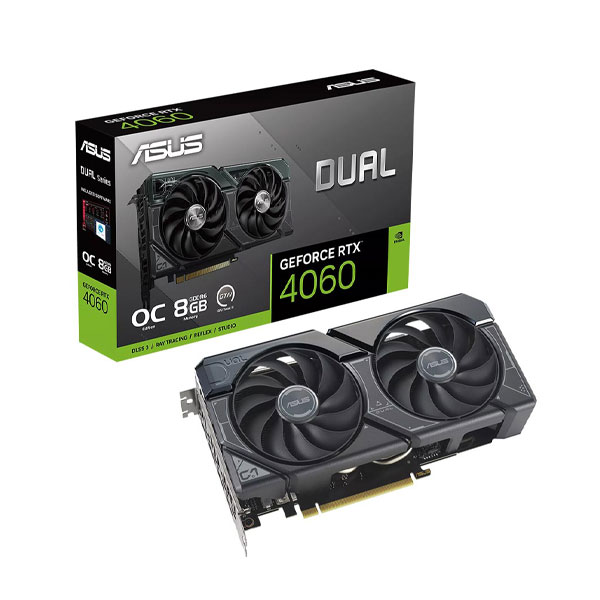 کارت گرافیک ایسوس مدل ASUS DUAL RTX4060 OC 8GB کارت گرافیک ایسوس مدل ASUS DUAL RTX4060 OC 8GB