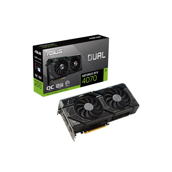 کارت گرافیک ایسوس مدل ASUS DUAL RTX4070 OC 12GB کارت گرافیک ایسوس مدل ASUS DUAL RTX4070 OC 12GB