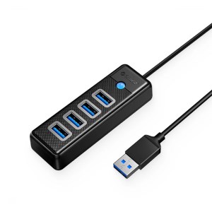 هاب ۴ پورت USB 3.0 اوریکو مدل ORICO PW4U-U3-015-BK-EP