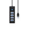 هاب ۴ پورت USB 3.0 اوریکو مدل ORICO PW4U-U3-015-BK-EP