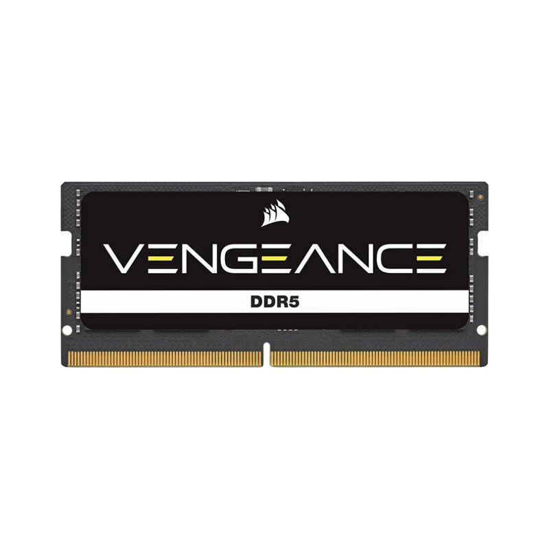 رم لپتاپ کورسیر CORSAIR VENGEANCE 32GB DDR5-4800 CL40 | حافظه سریع و پرقدرت رم لپ تاپ کورسیر مدل CORSAIR VENGEANCE SODIMM 32GB DDR5-4800 CL40