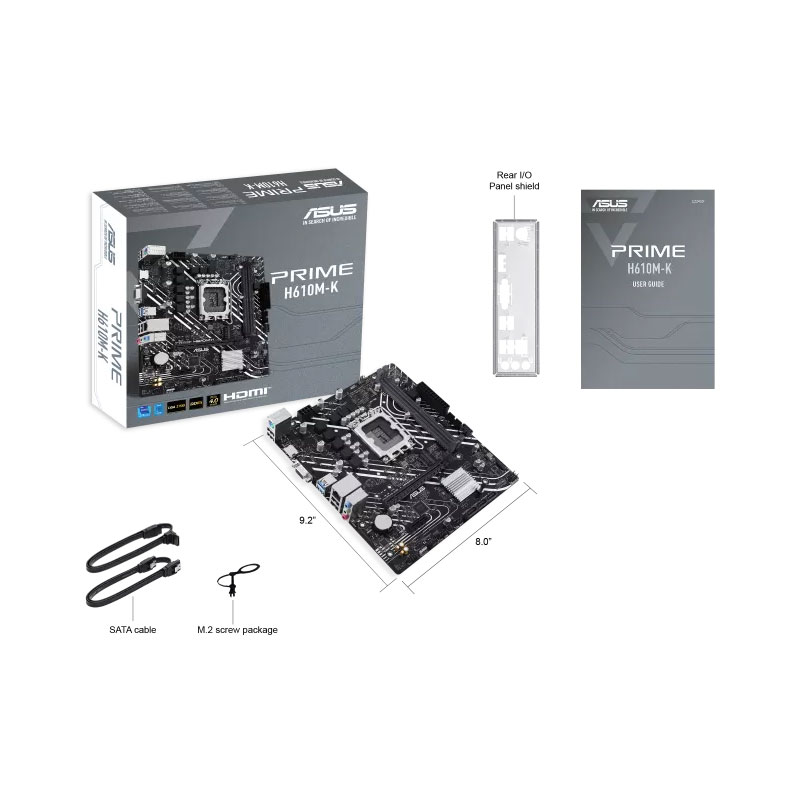 مادربرد ایسوس مدل ASUS PRIME H610M-K DDR5 مادربرد ایسوس مدل ASUS PRIME H610M-K DDR5