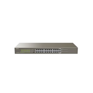 سوییچ 24 پورت POE تندا مدل TENDA TEG1124P-24-250W سوییچ 24 پورت POE تندا مدل TENDA TEG1124P-24-250W