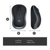 ماوس لاجیتک بی سیم مدل LOGITECH M186