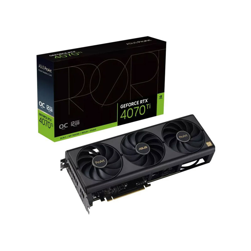 کارت گرافیک ایسوس مدل ASUS ProArt RTX4070 TI O12G 12GB کارت گرافیک ایسوس مدل ASUS ProArt RTX4070 TI O12G 12GB