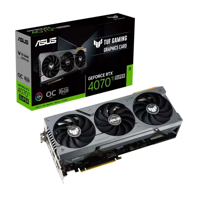 کارت گرافیک ایسوس مدل ASUS TUF RTX4070TiS O16G GAMING کارت گرافیک ایسوس مدل ASUS TUF RTX4070TiS O16G GAMING