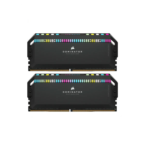 رم دسکتاپ کورسیر مدل CORSAIR DOMINATOR PLATINUM RGB 64GB DDR5-6000 CL40 رم دسکتاپ کورسیر مدل CORSAIR DOMINATOR PLATINUM RGB 64GB DDR5-6000 CL40