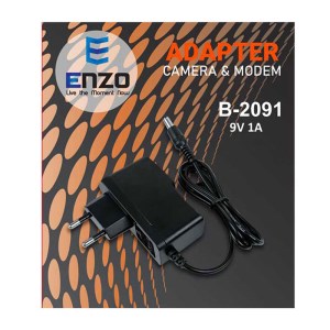 آداپتور مودم انزو مدل ENZO B-2091 9V 1A آداپتور مودم انزو مدل ENZO B-2091 9V 1A
