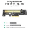 مبدل M.2 به PCIe 3.0 یوگرین مدل UGreen CM302-70503 مبدل M.2 به PCIe 3.0 یوگرین مدل UGreen CM302-70503