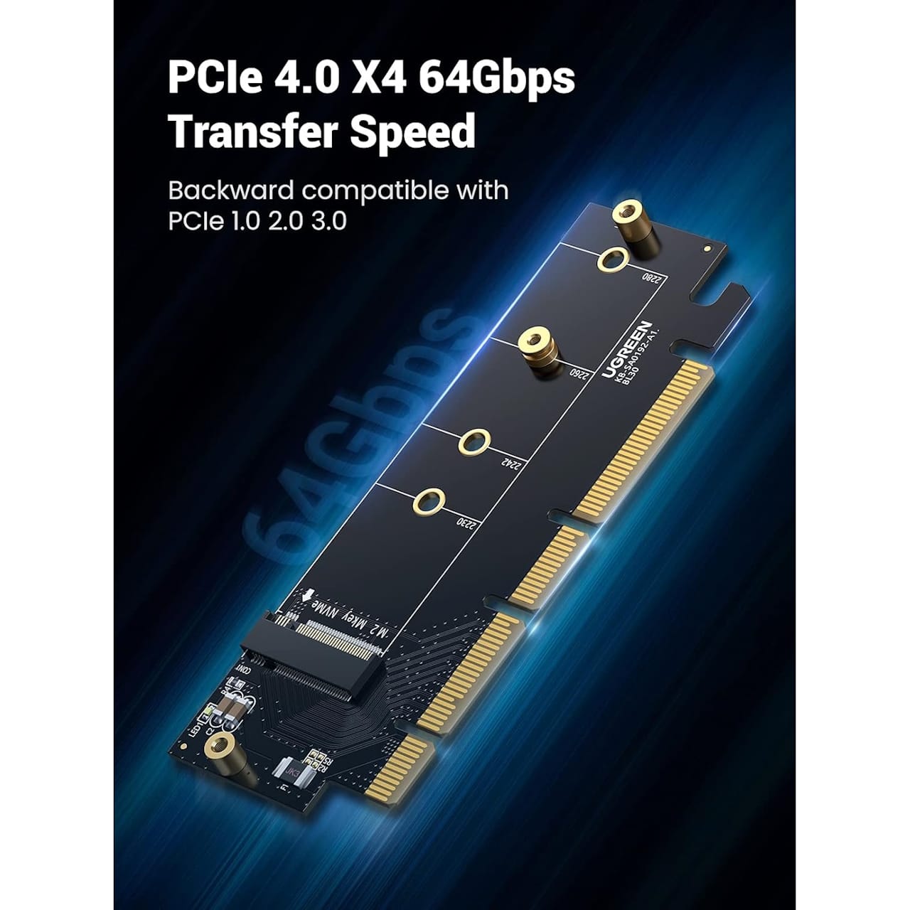 مبدل M.2 به PCIe 4.0 یوگرین مدل UGreen CM465-30715 مبدل M.2 به PCIe 4.0 یوگرین مدل UGreen CM465-30715