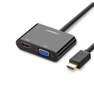 مبدل HDMI به VGA و HDMI یوگرین مدل UGreen CM101-40744