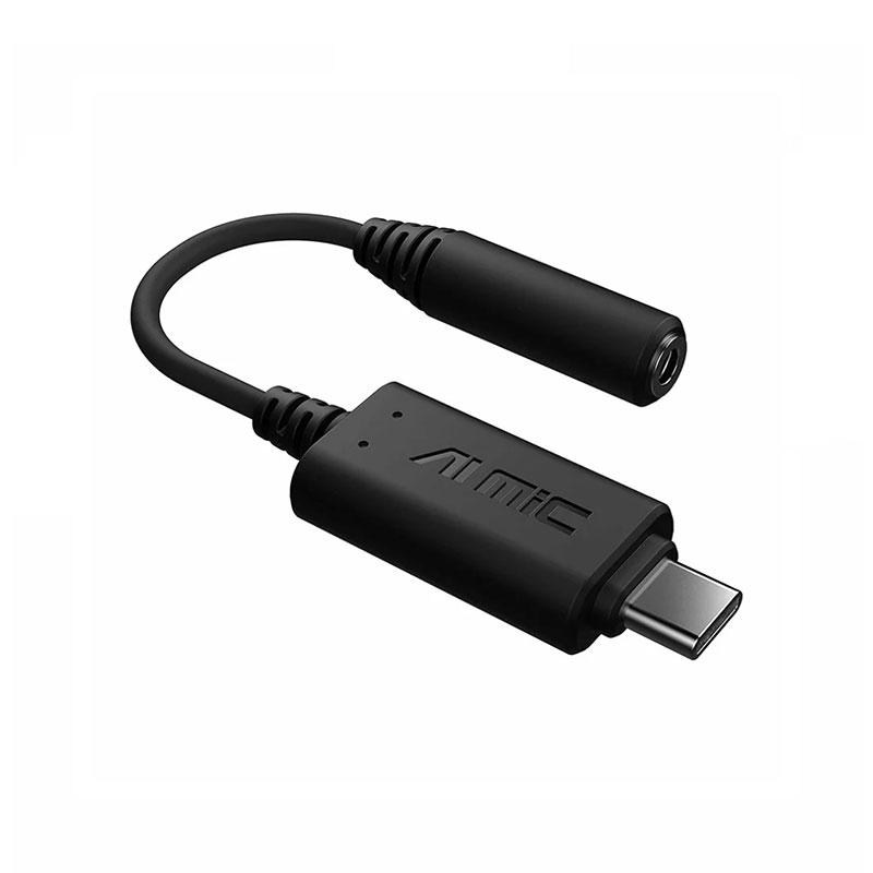 مبدل USB Type-C به جک 3.5 میلیمتری ایسوس مدل ASUS AI Noise-Canceling Mic Adapter