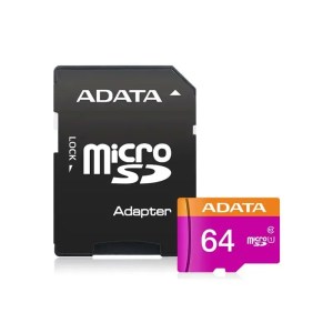 کارت حافظه میکرو اس دی ای دیتا مدل ADATA Premier MicroSDXC +ADP V10 R80 W25 64GB کارت حافظه میکرو اس دی ای دیتا مدل ADATA Premier MicroSDXC +ADP V10 R80 W25 64GB