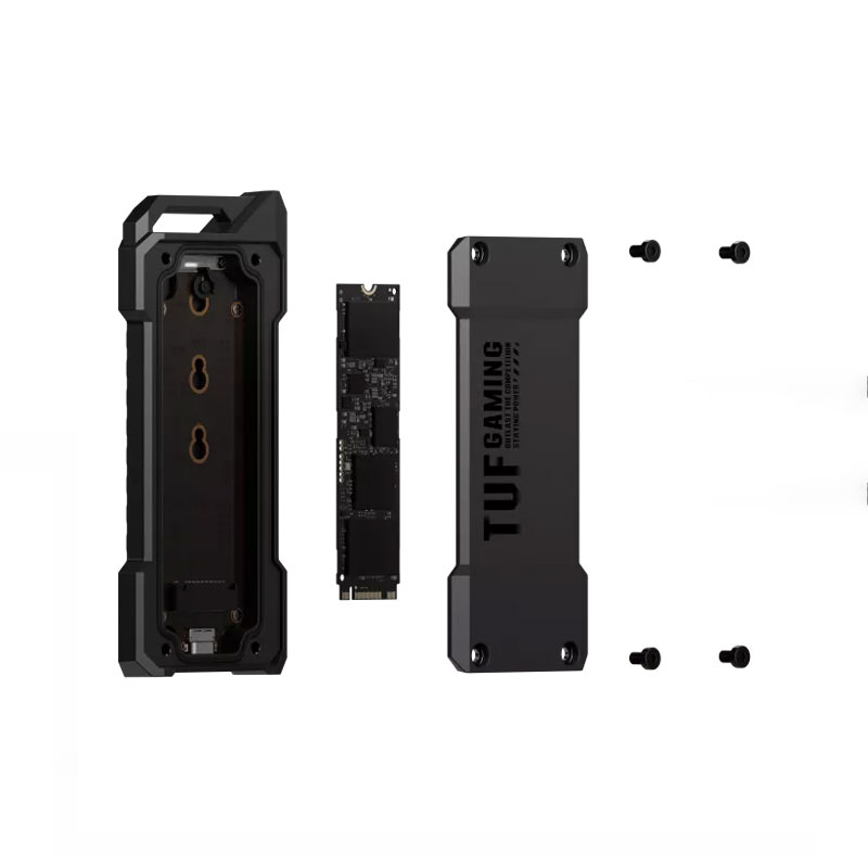 باکس هارد اکسترنال M.2 NVMe SSD ایسوس مدل ASUS TUF Gaming ESD-T1A باکس هارد اکسترنال M.2 NVMe SSD ایسوس مدل ASUS TUF Gaming ESD-T1A