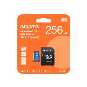 کارت حافظه میکرو اس دی ای دیتا مدل ADATA Premier MicroSDXC +ADP V10 R100 W25 256GB کارت حافظه میکرو اس دی ای دیتا مدل ADATA Premier MicroSDXC +ADP V10 R100 W25 256GB