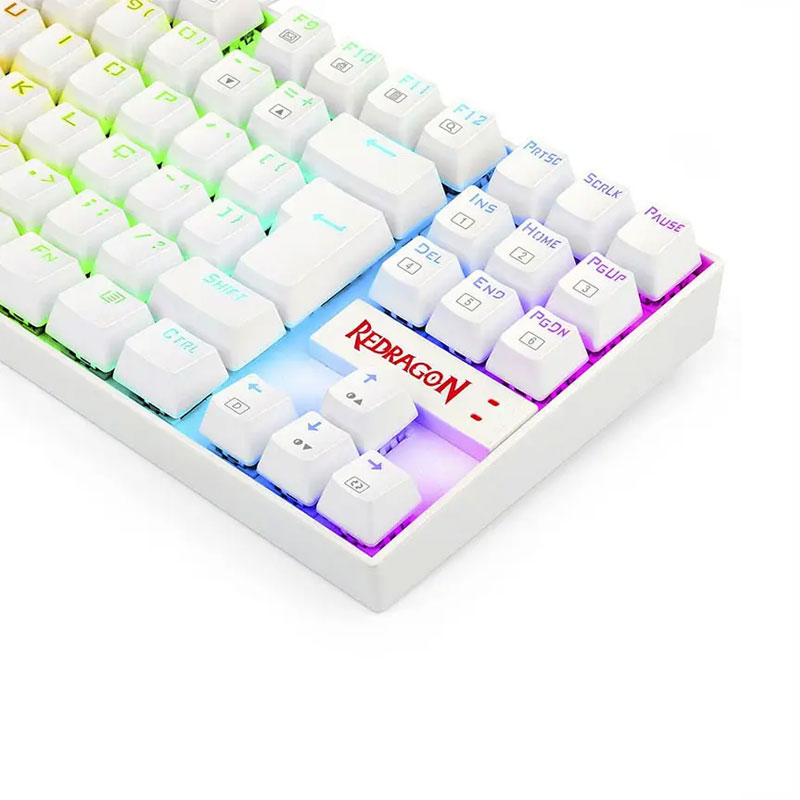 کیبورد بی سیم گیمینگ ردراگون مدل Redragon KUMARA K552P-WBS PRO White کیبورد بی سیم گیمینگ ردراگون مدل Redragon KUMARA K552P-WBS PRO White