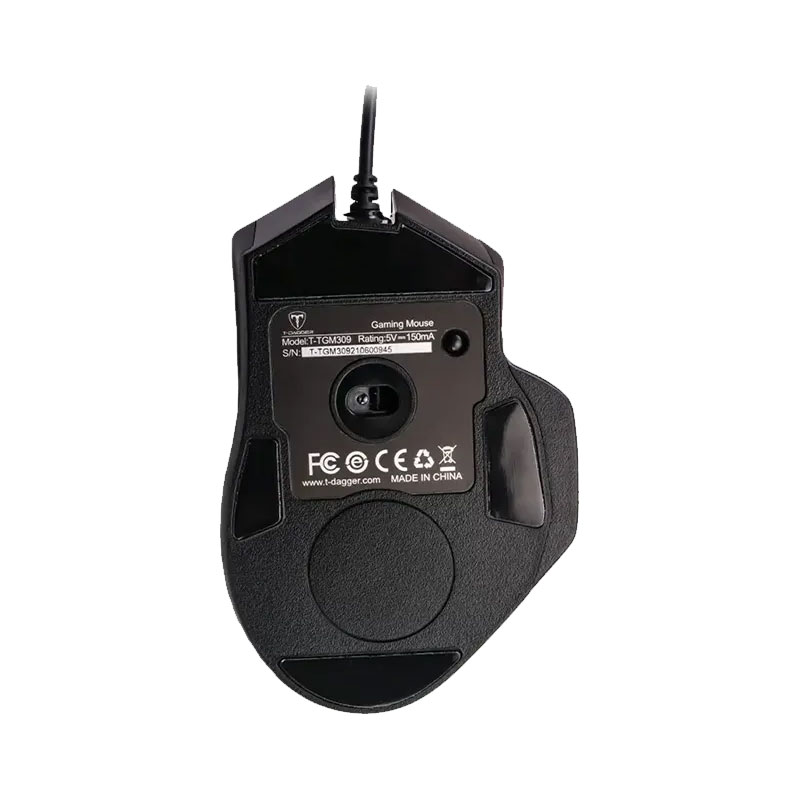 ماوس گیمینگ تی دگر با سیم مدل T-DAGGER Vale T-TGM309 RGB ماوس گیمینگ تی دگر با سیم مدل T-DAGGER Vale T-TGM309 RGB