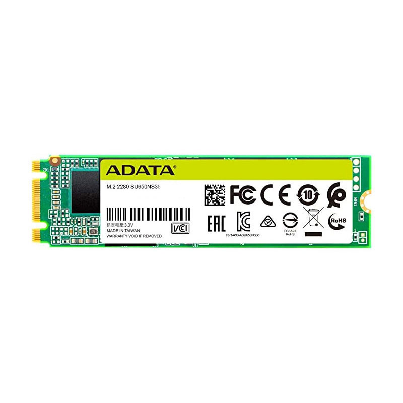 حافظه اس اس دی اینترنال ای دیتا مدل ADATA M.2 Ultimate SU650 2280 256GB