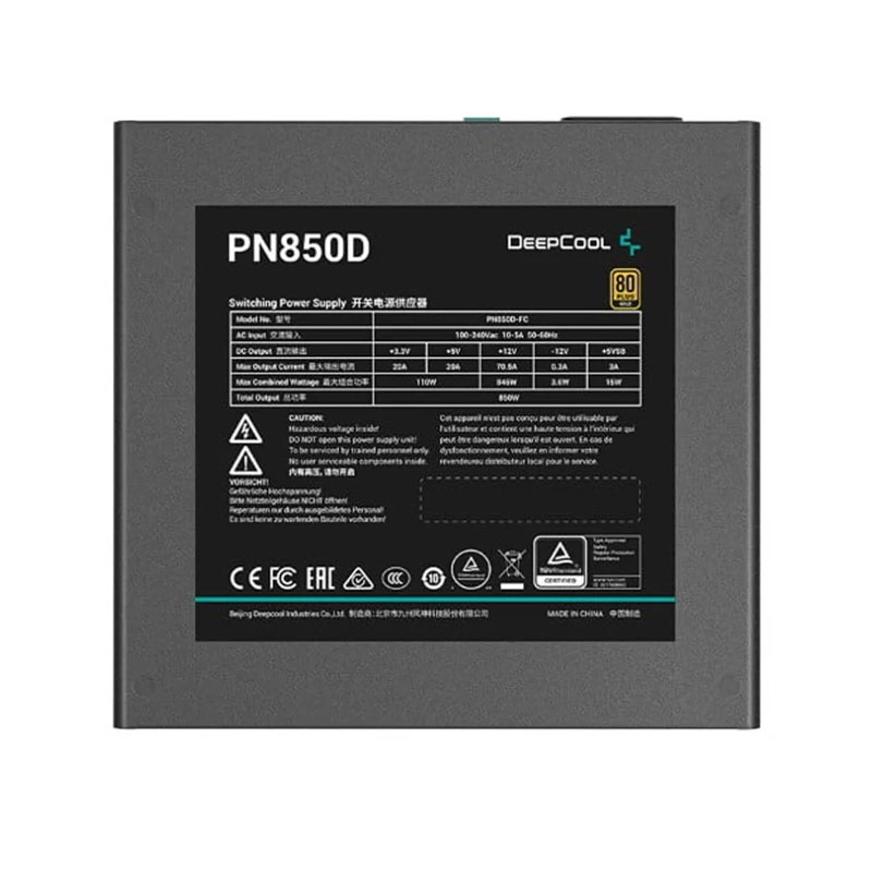 منبع تغذیه کامپیوتر دیپ کول مدل Deepcool PN850D 850W منبع تغذیه کامپیوتر دیپ کول مدل Deepcool PN850D 850W