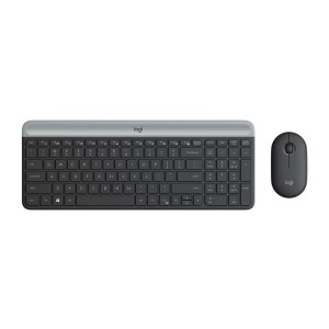 کیبورد و ماوس بی سیم لاجیتک مدل LOGITECH SLIM COMBO MK470 با حروف فارسی