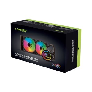 خنک کننده آبی پردازنده گرین مدل GREEN GLACIER GLC240E ARGB