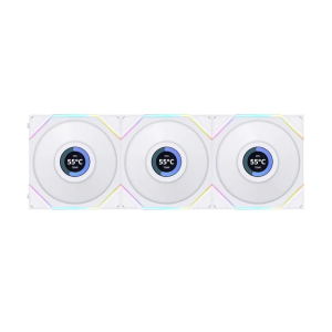 پک 3 تایی فن کیس لیان لی مدل LIAN LI UNI FAN TL LCD 120 Reverse White
