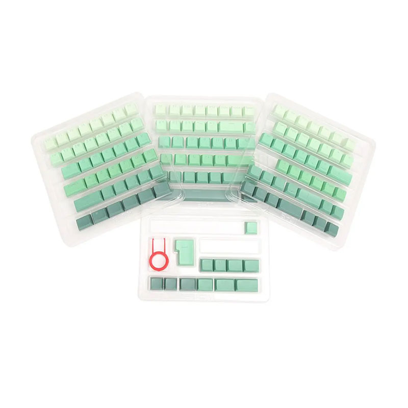 مجموعه کامل کلید کیبورد مکانیکال ردراگون مدل Redragon Ombre green A140 مجموعه کامل کلید کیبورد مکانیکال ردراگون مدل Redragon Ombre green A140