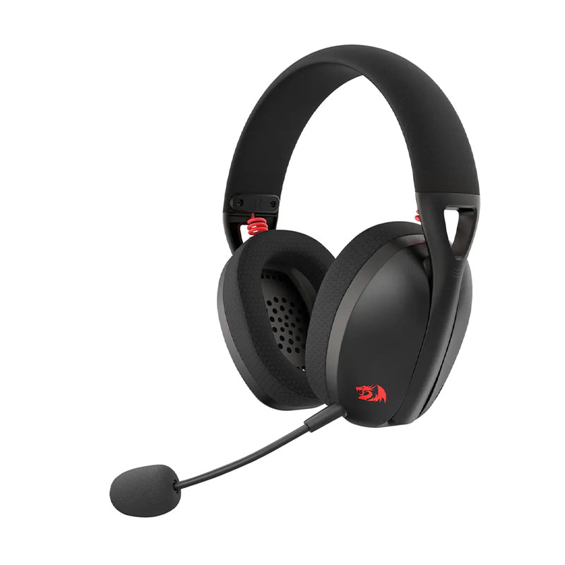 هدست گیمینگ بیسیم ردراگون Redragon Ire PRO H848 | صدای واضح و اتصال پایدار هدست گیمینگ بی سیم ردراگون مدل Redragon Ire PRO H848