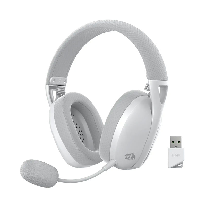 هدست گیمینگ بی سیم ردراگون مدل Redragon Ire PRO H848 GREY هدست گیمینگ بی سیم ردراگون مدل Redragon Ire PRO H848 GREY