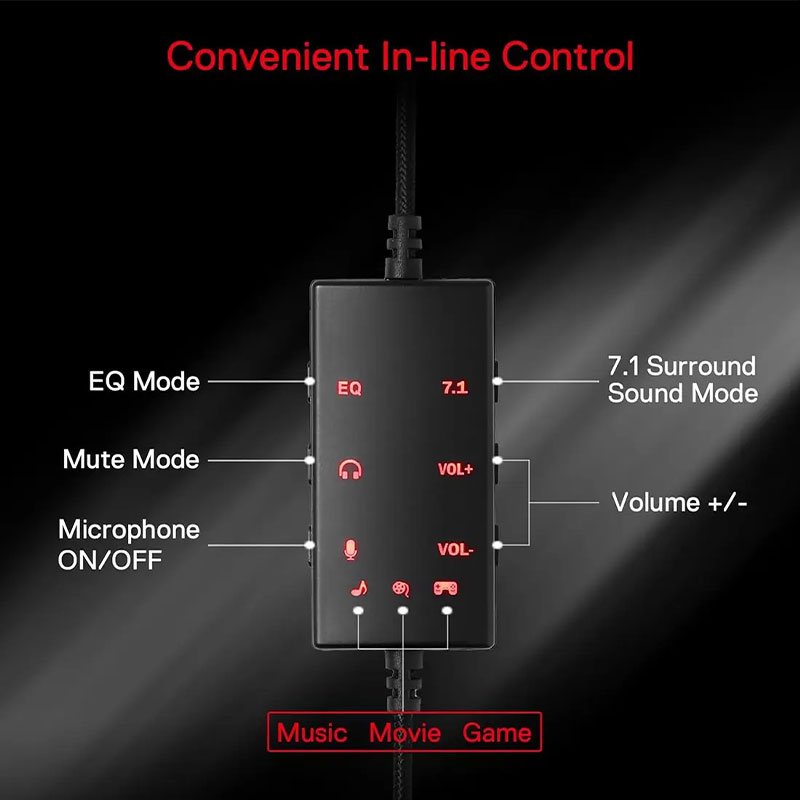 هدست گیمینگ با سیم ردراگون مدل Redragon AURORA H376 BR هدست گیمینگ با سیم ردراگون مدل Redragon AURORA H376 BR