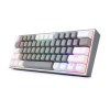 کیبورد با سیم گیمینگ ردراگون مدل Redragon FIZZ K617 RGB Grey-White