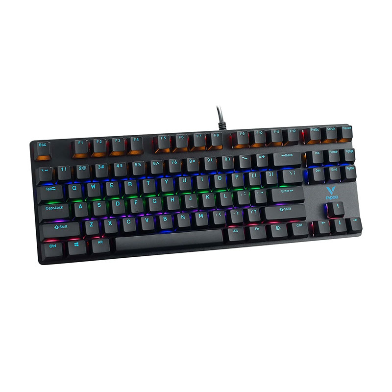 کیبورد گیمینگ با سیم رپو مدل RAPOO V500 PRO 87 کیبورد گیمینگ با سیم رپو مدل RAPOO V500 PRO 87