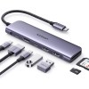 هاب 7 پورت USB Type-C یوگرین مدل UGreen CM195-15214 هاب 7 پورت USB Type-C یوگرین مدل UGreen CM195-15214