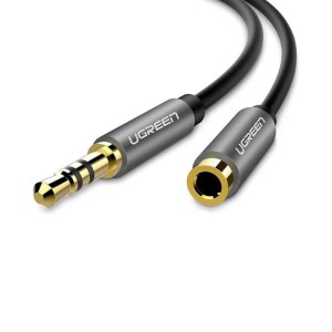 کابل افزایش طول استریو 3.5 میلی متر یوگرین مدل Ugreen AV118-10595 3M