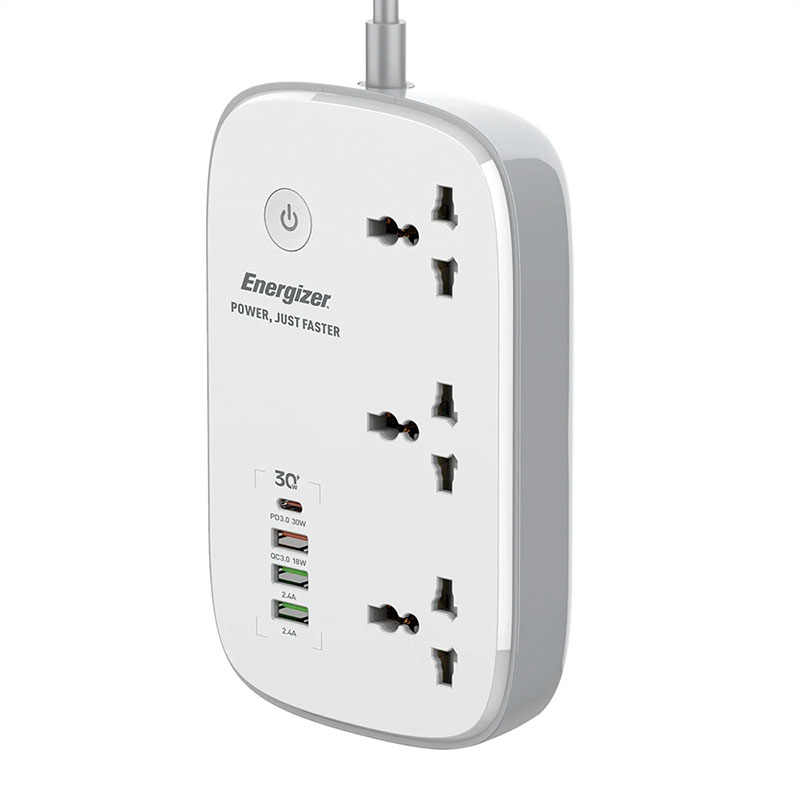 چندراهی برق Energizer EPB2502EU | مشخصات فنی و بررسی کامل چند راهی برق انرجایزر مدل Energizer EPB2502EU