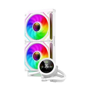 خنک کننده آبی پردازنده گیم مکس مدل GameMax IceBurg 240 Digital White