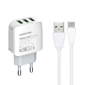 شارژر دیواری کینگ استار مدل King Star KW163C 17W