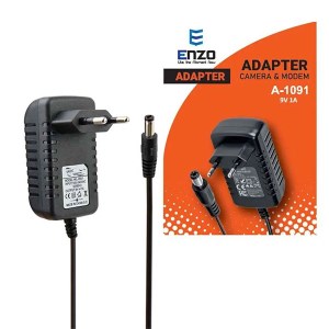 آداپتور مودم انزو مدل ENZO A-1091 9V 1A	 آداپتور مودم انزو مدل ENZO A-1091 9V 1A