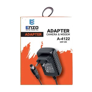 آداپتور مودم انزو مدل ENZO A-4122 12V 2A آداپتور مودم انزو مدل ENZO A-4122 12V 2A