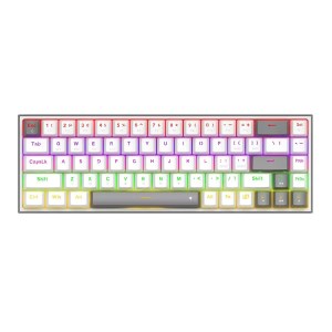 کیبورد بی سیم/باسیم گیمینگ ردراگون مدل Redragon LENA PRO K705WG R RGB