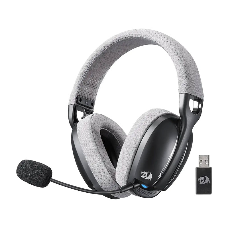 هدست گیمینگ بی سیم ردراگون مدل Redragon SKULD PRO H878 BG هدست گیمینگ بی سیم ردراگون مدل Redragon SKULD PRO H878 BG