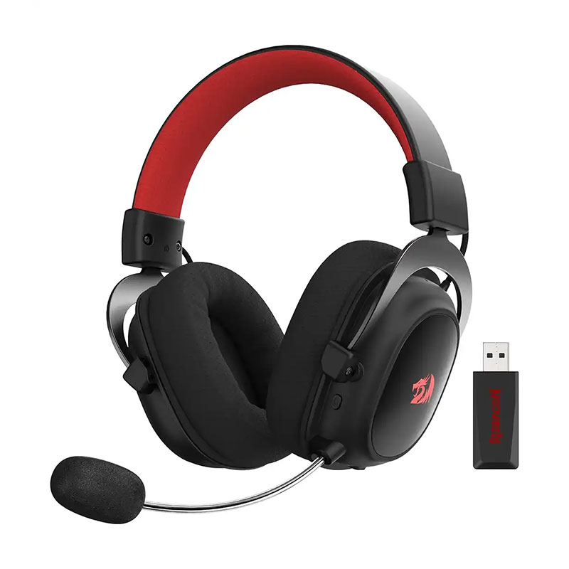 هدست گیمینگ بی سیم ردراگون مدل Redragon ZEUS PRO H510 هدست گیمینگ بی سیم ردراگون مدل Redragon ZEUS PRO H510