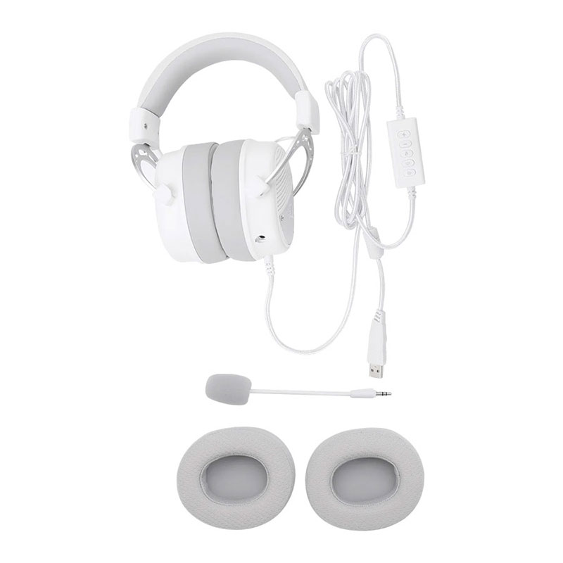 هدست گیمینگ با سیم ردراگون مدل Redragon THORIDAL H730 W هدست گیمینگ با سیم ردراگون مدل Redragon THORIDAL H730 W