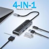 هاب 4 پورت USB Type-C ردراگون مدل REDRAGON CRUX UCA-4