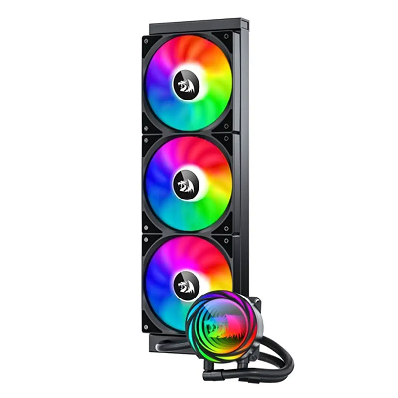 خنک کننده آبی ردراگون CCW-1018 360 ARGB | 140W TDP، فن 1600 RPM خنک کننده آبی پردازنده ردراگون مدل Redragon CCW-1018 360 ARGB