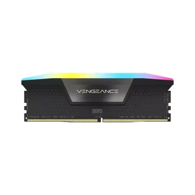 رم دسکتاپ کورسیر مدل CORSAIR VENGEANCE RGB AMD EXPO 32GB DDR5-5200 CL40 رم دسکتاپ کورسیر مدل CORSAIR VENGEANCE RGB AMD EXPO 32GB DDR5-5200 CL40