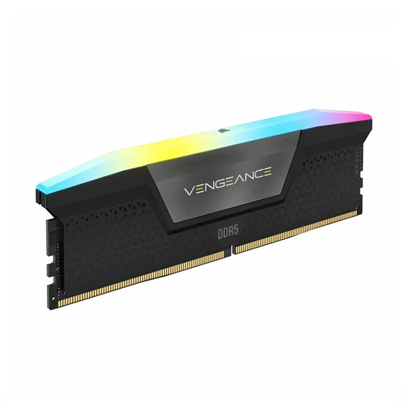 رم دسکتاپ کورسیر مدل CORSAIR VENGEANCE RGB AMD EXPO 32GB DDR5-5200 CL40 رم دسکتاپ کورسیر مدل CORSAIR VENGEANCE RGB AMD EXPO 32GB DDR5-5200 CL40